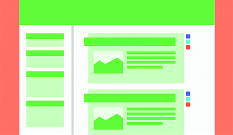 Generic website screen